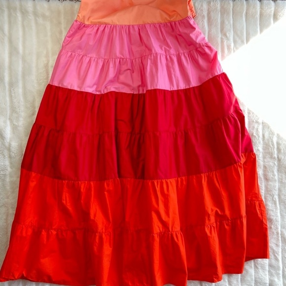 ENGLISH FACTORY Sorbet Color Block Sienna Maxi Dress - Picture 4 of 5